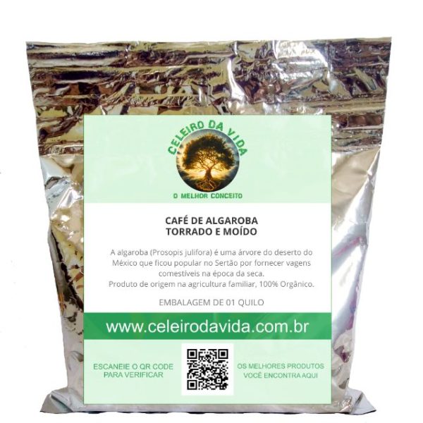 ALGAROBA TORRADA E MOÍDA